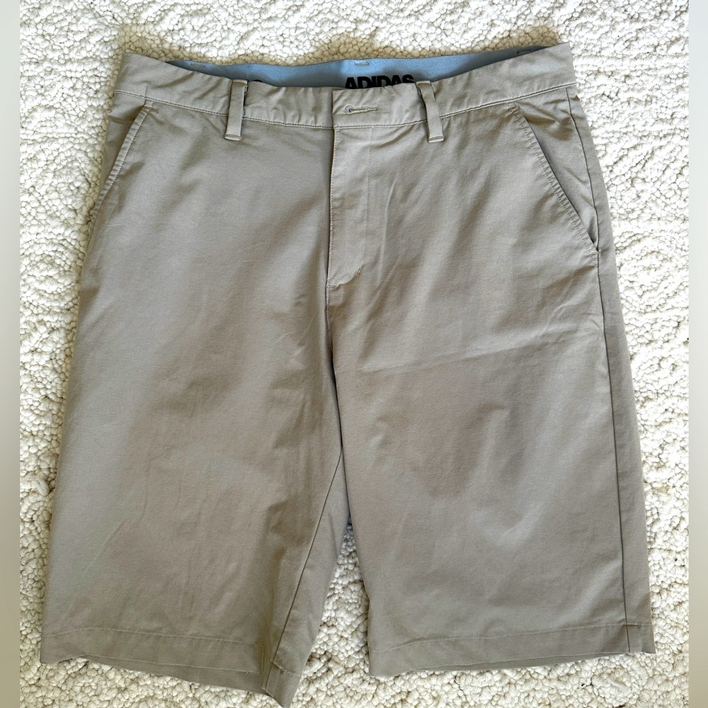 Tan Adidas Golf Shorts 32 - Bermuda Length